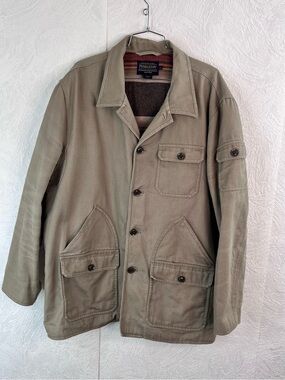 Pendleton blanket lined Jacket Coat 100% Wool Lined Size XXL